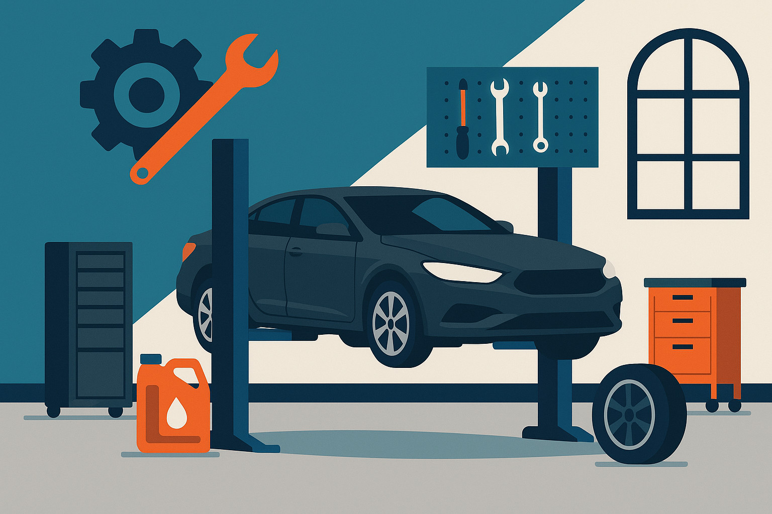 Powell Garage — automotive repair shop website built with WebZum AI website creator
